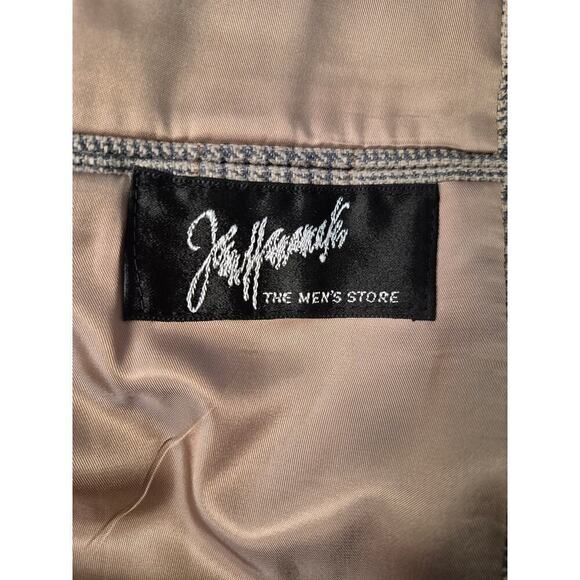 VTG Burberry Wool Tweed Plaid Blazer, Brown/Beige/Grey Tweed 40 R - Picture 5 of 6